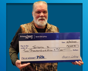 Arizona Lottery Winner Terrence D. 