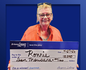 Arizona Lottery Winner Ronnie