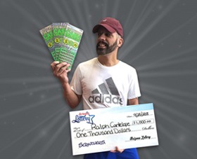 Arizona Lottery Winner Ralph Cantelope