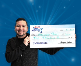 Arizona Lottery Winner Alexander Florez