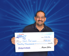 Arizona Lottery Winner Saul DeLeon