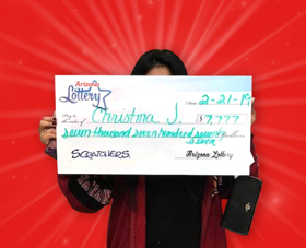 Arizona Lottery Winner Christina J.