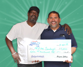 Arizona Lottery Winner Felipe Sandoval