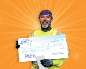 Arizona Lottery Winner Bryan Pond