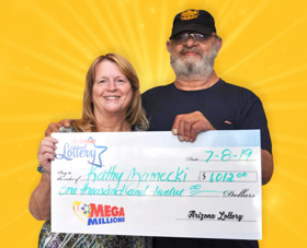 Arizona Lottery Winner Kathy Zamecki