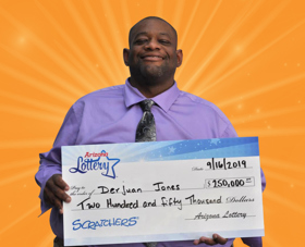 Arizona Lottery Winner Derjuan Jones