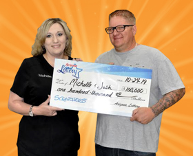 Arizona Lottery Winner Michelle & Josh 