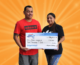 Arizona Lottery Winner Rene Longoria