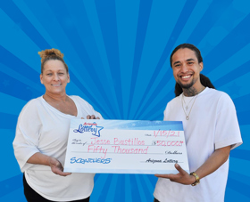 Arizona Lottery Winner Jesse Bustillos