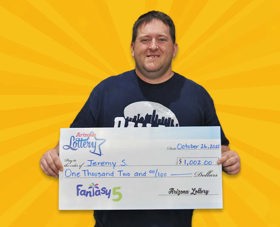 Arizona Lottery Winner Jeremy S.