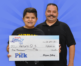 Arizona Lottery Winner Arturo S