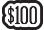 $100