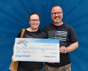 Arizona Lottery Winner Mike & Jessica