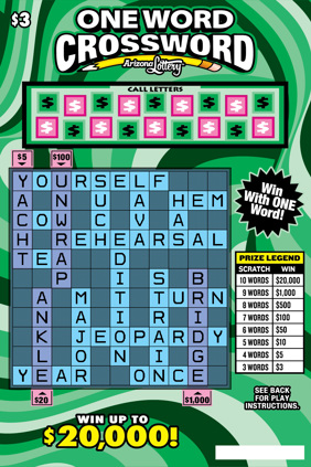 #1392 One Word Crossword Logo