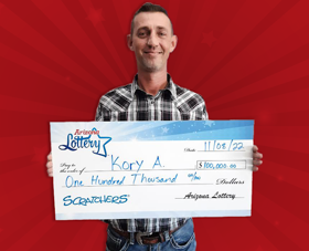 Arizona Lottery Winner Kory A.