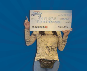 Arizona Lottery Winner AHLELUYAH!