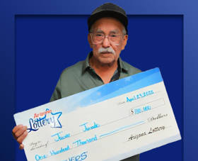 Arizona Lottery Winner Javier Jurado