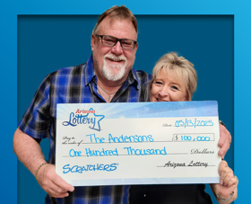 Arizona Lottery Winner The Andersons