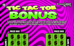 Tic Tac Toe Bonus, $3 ticket, win up to $20,000