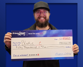 Arizona Lottery Winner Blake C.