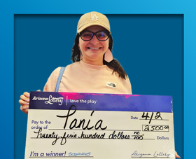 Arizona Lottery Winner Tania Alanas