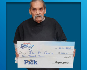 Arizona Lottery Winner John B. Garcia