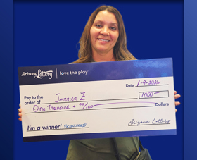 Arizona Lottery Winner Jessica Z