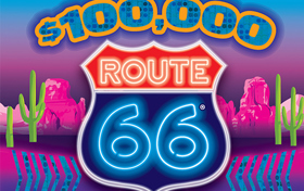 $100,000 ROUTE 66® Logo