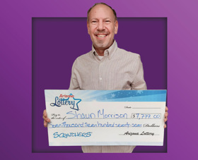 Arizona Lottery Winner Shaun Morrison