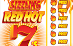 Sizzling Red Hot 7's, $5 Ticket, Win Up to $50,000, Win Up To 15 Times