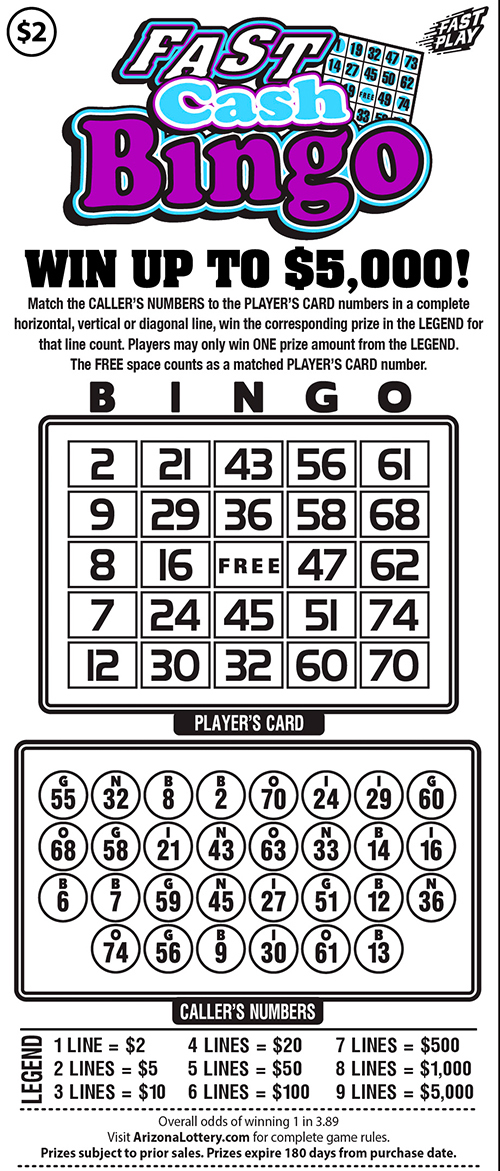 #189 Fast Cash Bingo Logo