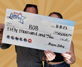 Arizona Lottery Winner Rob