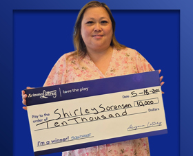 Arizona Lottery Winner Shirley Sorenson