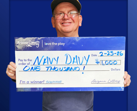 Arizona Lottery Winner Navy Davy