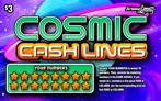 $3, Cosmic Cash Lines, Win Up To $20,000