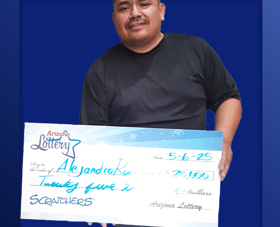 Arizona Lottery Winner Alejandro R