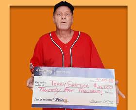 Arizona Lottery Winner Terry Shattuck