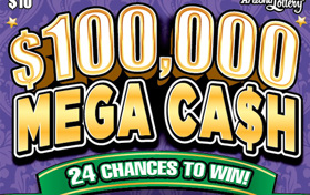 $100,000 Mega Cash Logo