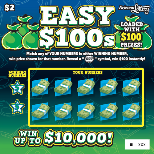$2 Ticket, Easy $100s, loaded with $100 prizes, win up to $10,000