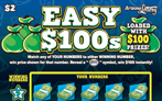 $2 Ticket, Easy $100s, loaded with $100 prizes, win up to $10,000